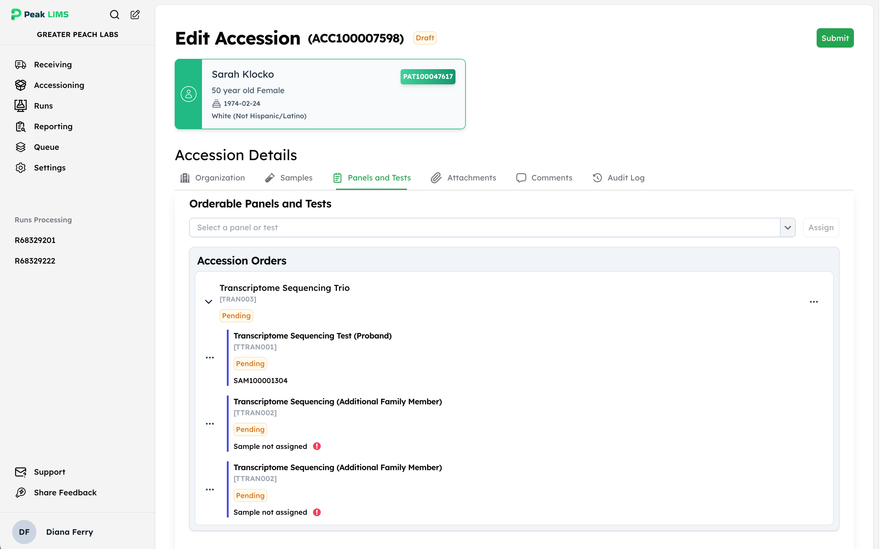 App screenshot